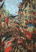 Claude Monet Rue Saint Denis, 30th June 1878 Germany oil painting artist